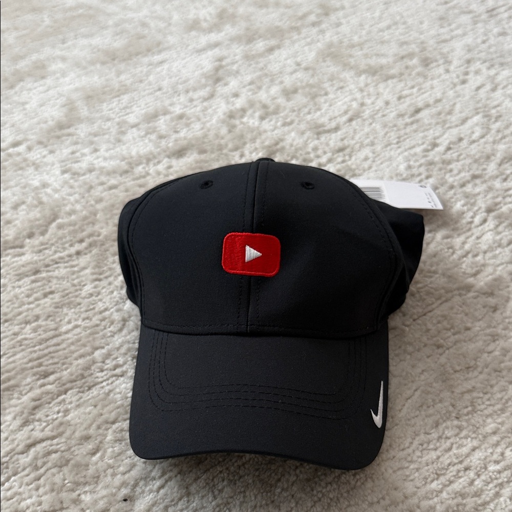 Nike Black Hat with YouTube logo